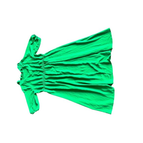 Emery Rose Womens Green Ruffled Dress - Picture 3 of 6